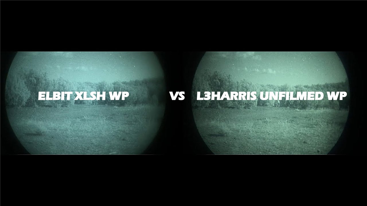 Сравнение непленочных белых люминофоров Elbit XLSH и L3Harris