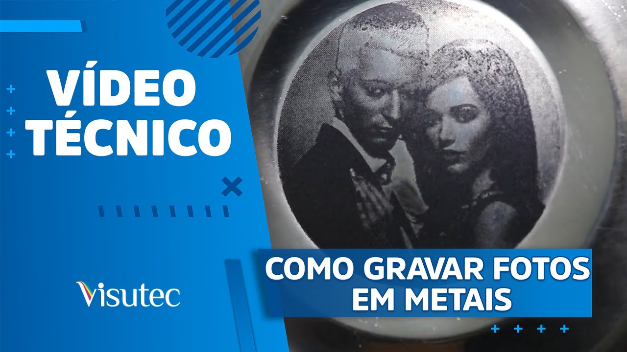 Como fazer gravação de foto em metais com Router Laser Visutec - [Passo a passo]