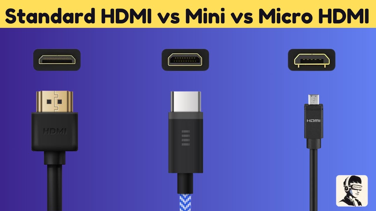 Jaka jest r&oacute;żnica? Standardowe złącze HDMI, Mini HDMI i Micro HDMI