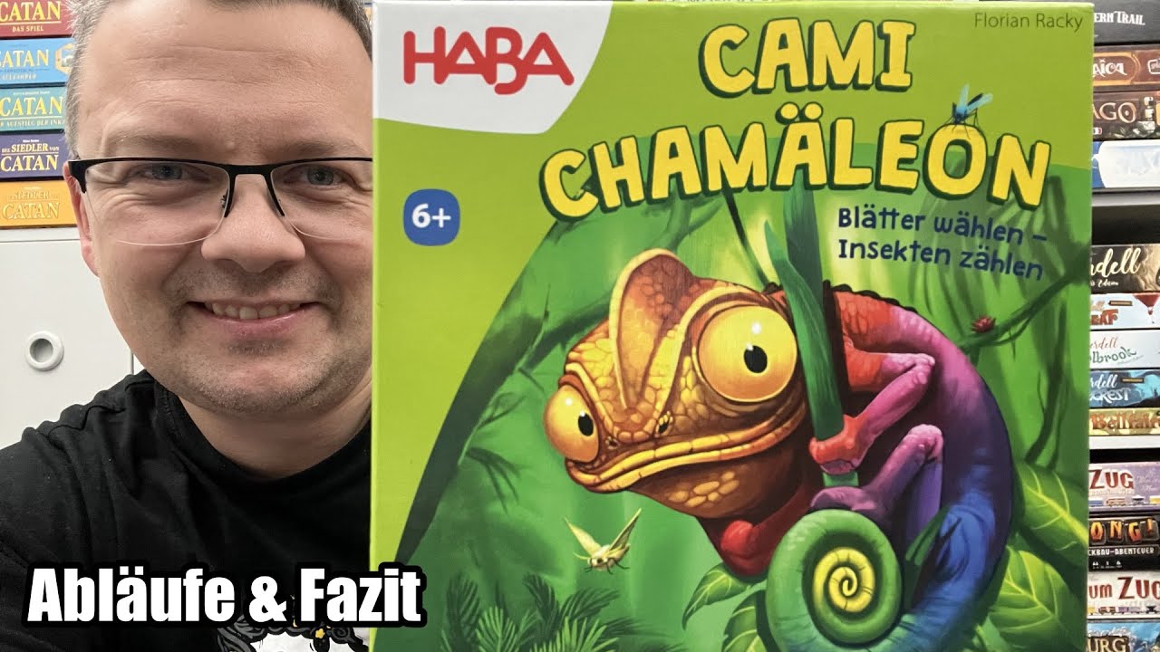 Cami Chamäleon (Haba) - witziges Memospiel und Laufspiel ab 6 Jahren