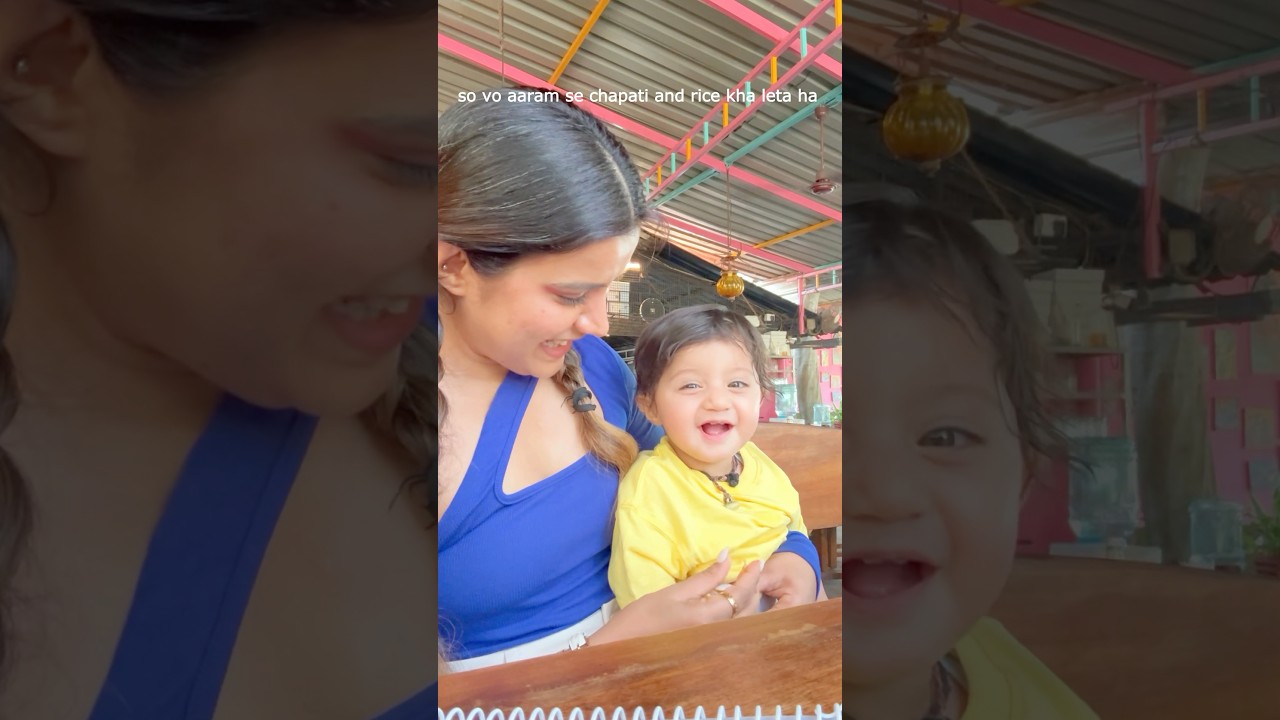 What My 1 Year Old Baby Eats in a day - Travel Edition #shorts #ytshorts #ashortaday