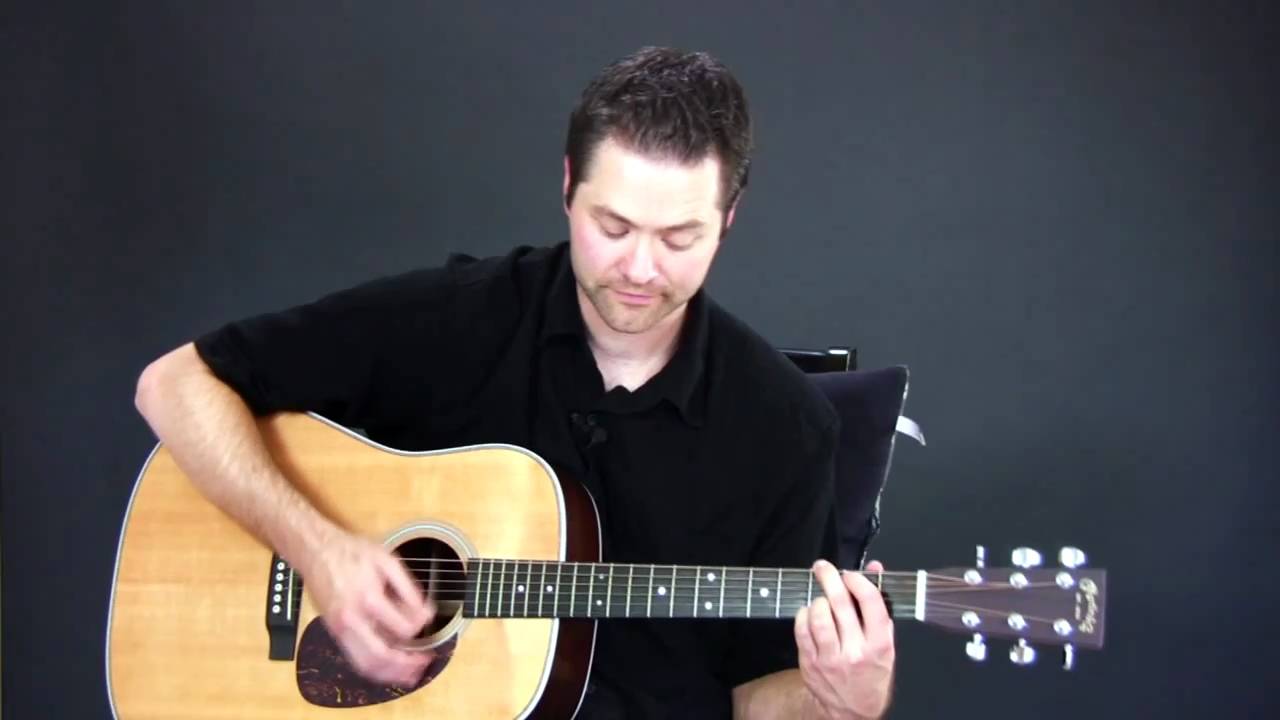 Country Music Guitar Lesson - Picking for Acoustic Guitar