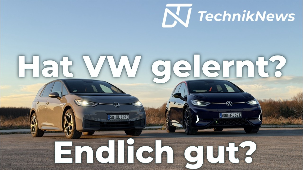 Hat VW aus Fehlern gelernt? Ist der neue ID.3 endlich gut? | TechnikNews Vergleich