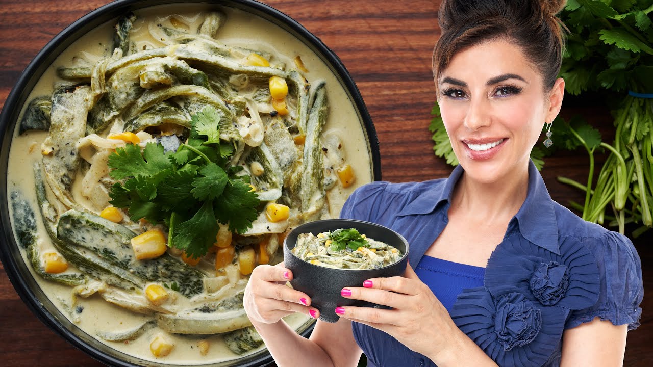 HOW TO MAKE PERFECT RAJAS | Poblano Peppers, corn & creamy sauce