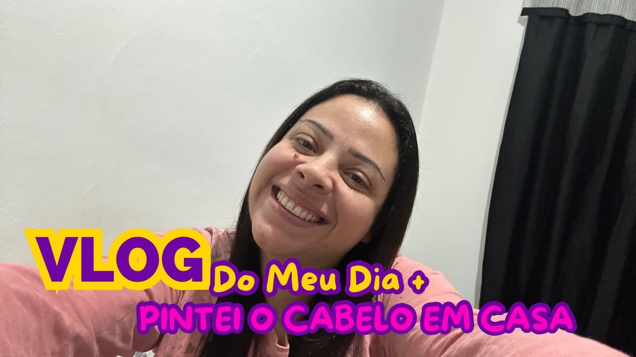 COMPRINHAS de Mercado | PINTEI o meu CABELO em casa.