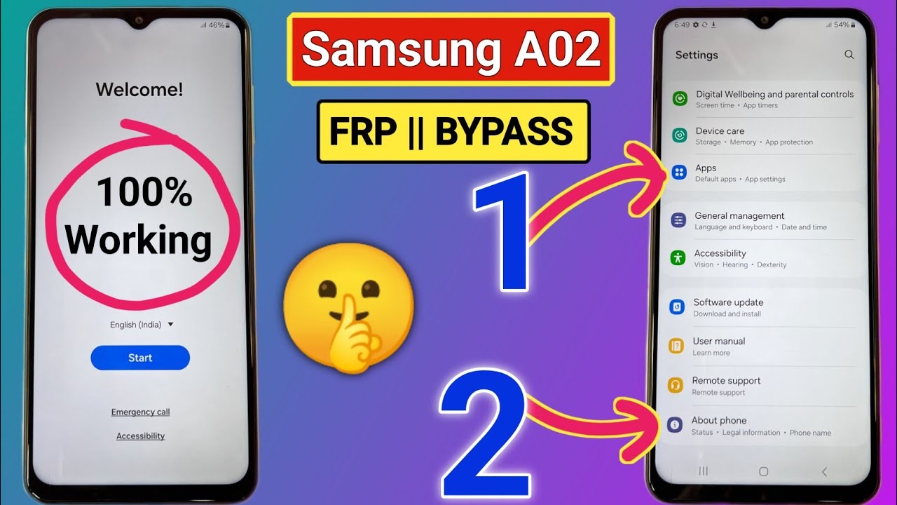 Samsung A02 FRP Bypass 2025 Without PC | Android 11/12 Google Account Unlock | TalkBack Not Working