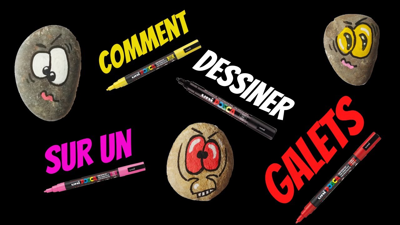 Comment dessiner sur un galet