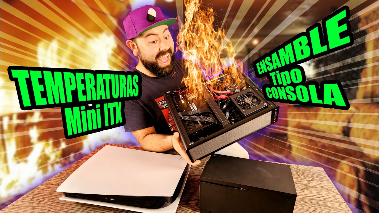 TEMPERATURAS ¿Si funcionó el ensamble Mini ITX tipo Consola? Fractal Ridge - DrogaDigital