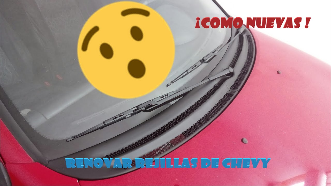 renovando rejillas de chevy