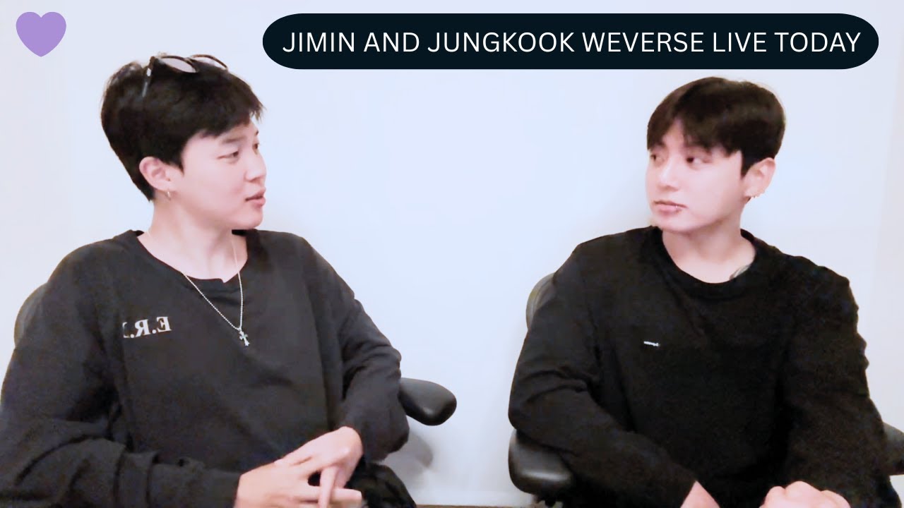 🔴[ALL SUB] [ENG SUB] JUNGKOOK & JIMIN WEVERSE LIVE TODAY JULY 14TH 2025