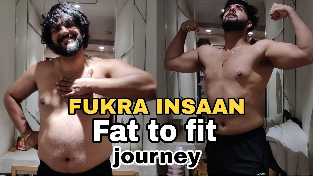 best body transformation Fat to Fit 60 Days Journey || FUKRA INSAAN || ABHISHEK MALHAN