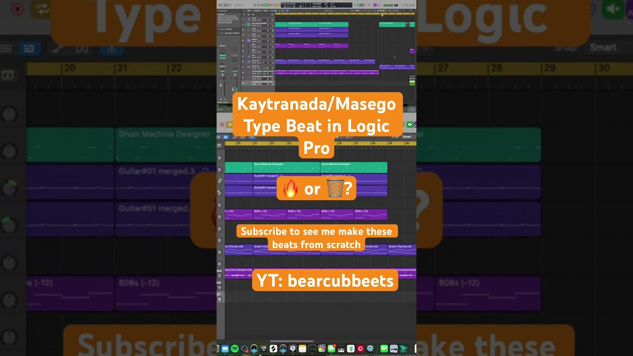 #kaytranada #masego type beat in Logic Pro! Is it fire or trash? #beatmaking #logicpro #music