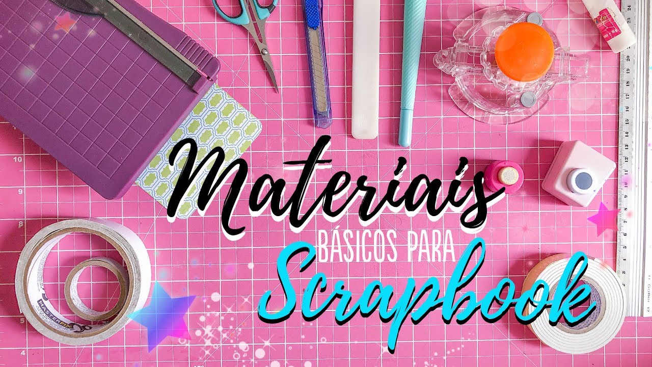 Materiais Básicos Para Scrapbook Com Dicas Baratinhas