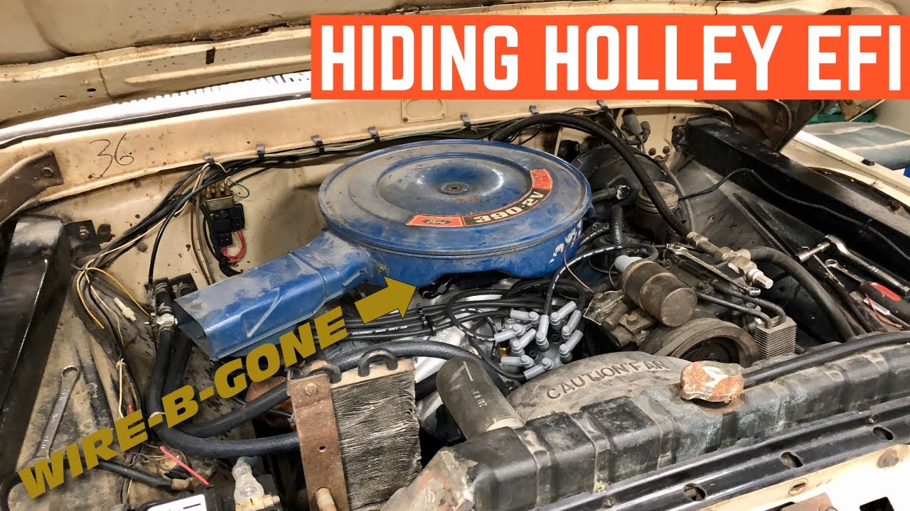 STEALTHY SNIPER Making EFI DISAPPEAR On My 65 Ford F100
