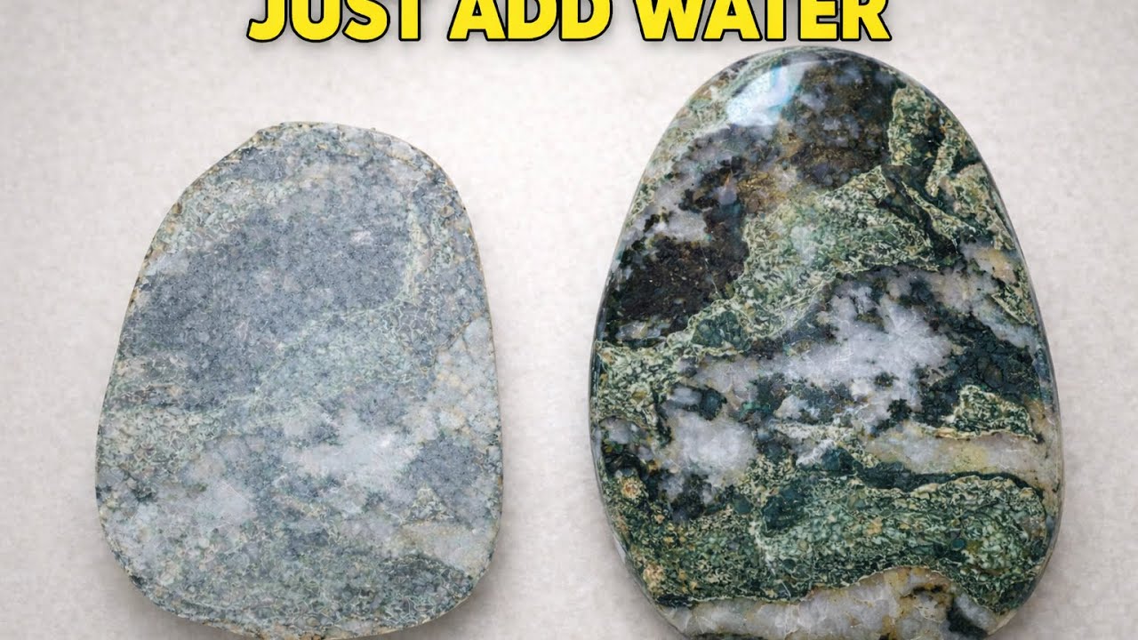 This Rock Looks Ordinary&hellip;Until Water Hits It