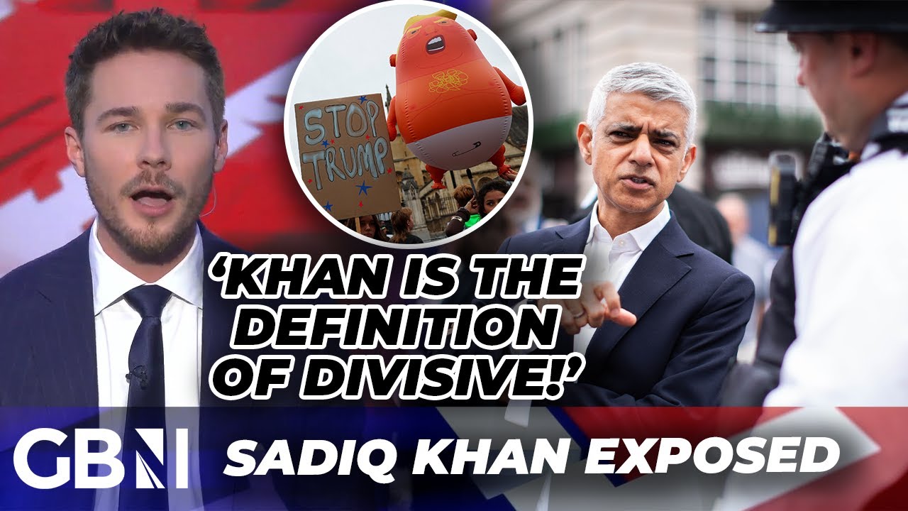 'Sadiq Khan&rsquo;s two-tier outrage and hypocrisy has been EXPOSED!' | London Mayor slams Trump visit