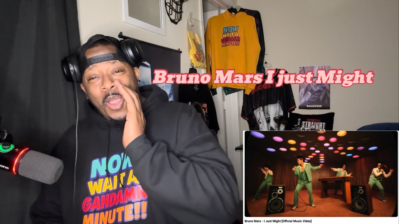 First reaction to Bruno Mars I Just Might Video