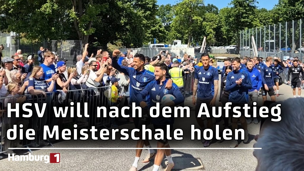 Saisonabschluss in Fürth: HSV will nach Aufstieg auch die Meisterschale und feiert groß am Montag