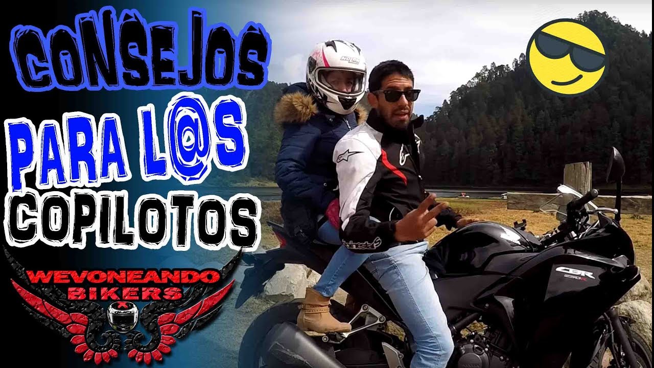 WBikers CONSEJOS  PARA COPILOTOS
