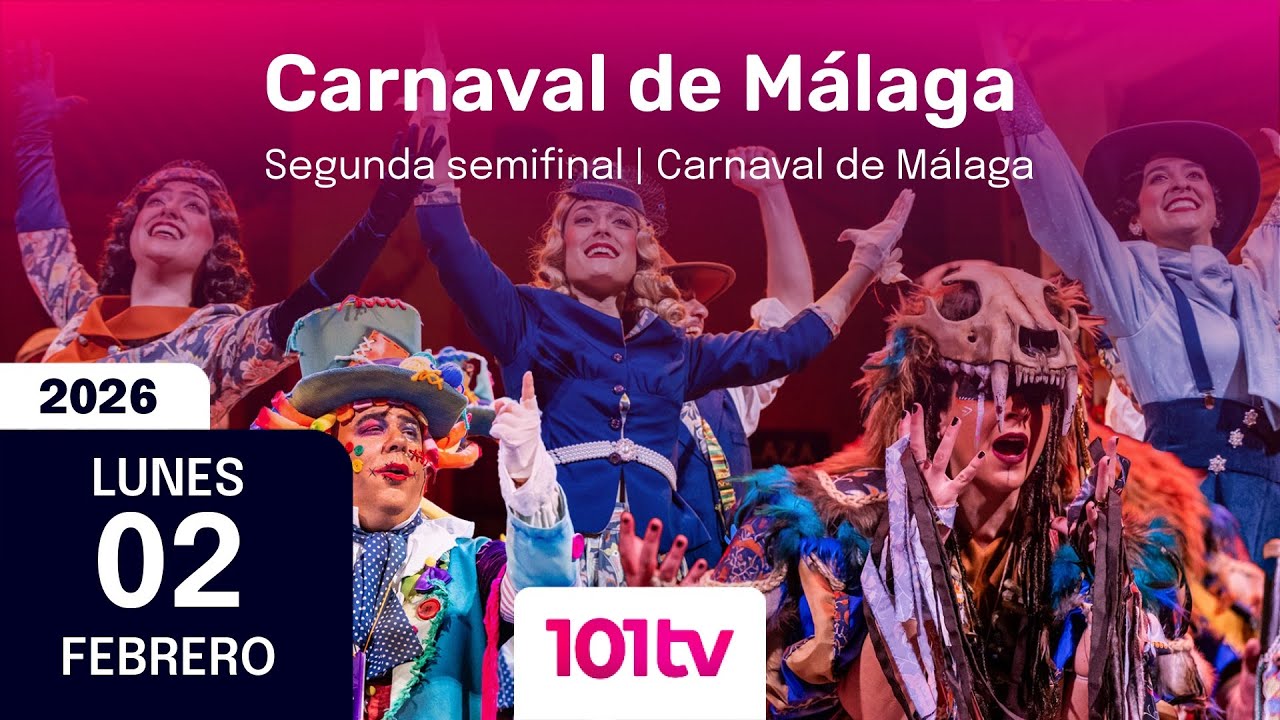 🔴 Segunda semifinal del Carnaval de Málaga desde el Teatro Cervantes