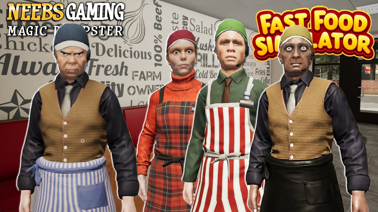 In the trenches at the Meaty Starfish - Fast Food Simulator 4