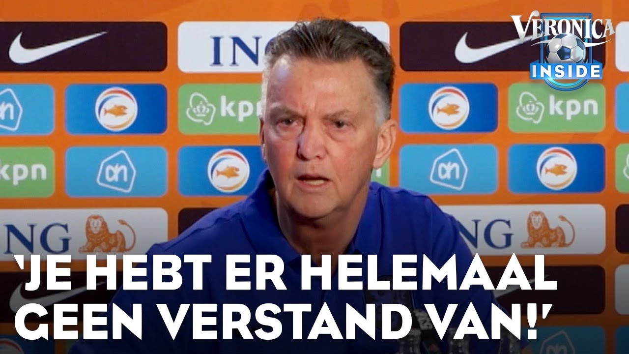 Van Gaal pakt Valentijn aan: 'Je hebt er helemaal geen verstand van!' | VERONICA INSIDE