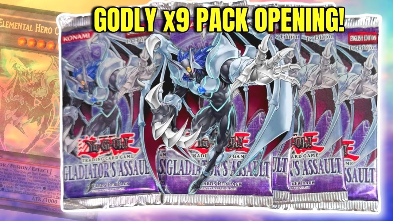 GOD PULL Gladiators Assault EURO Yugioh Pack Opening!