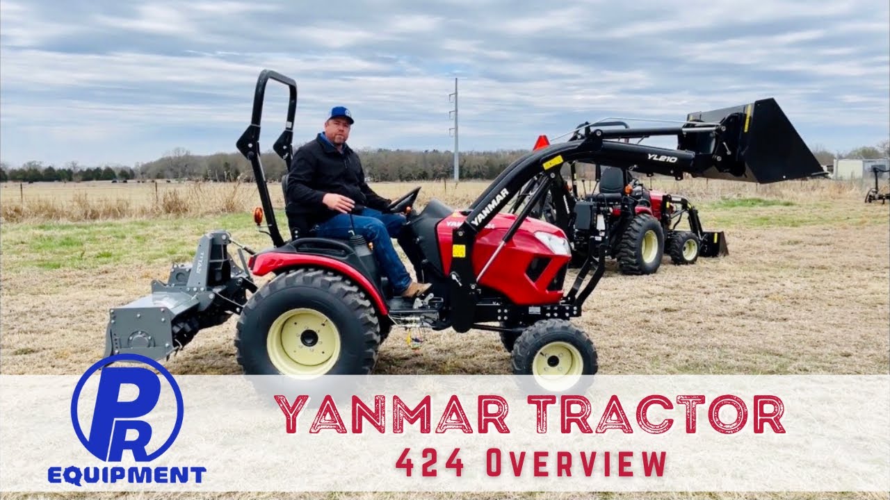 Тракторы Yanmar 424 - наш самый популярный трактор мощностью 25 л.с.!!!