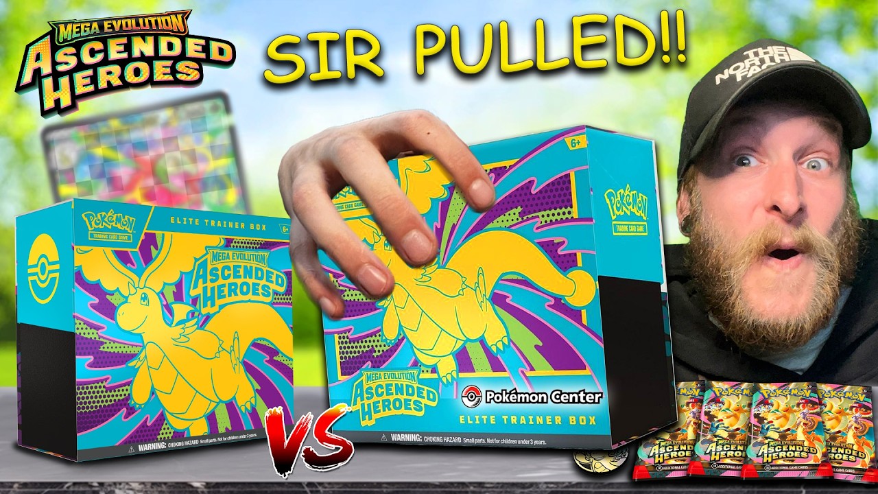 Ascended Heroes Pokémon Center ETB VS normal ETB! (SIR Pulled!!)