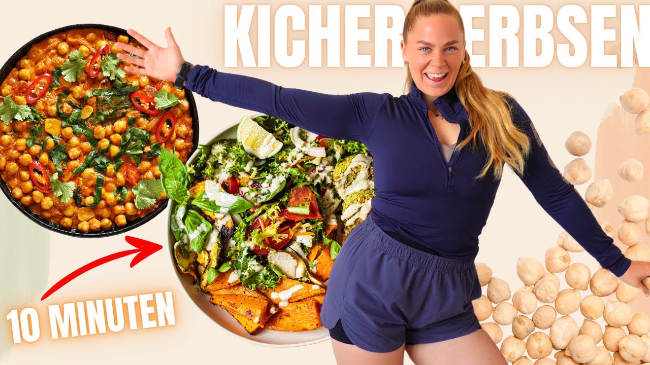 SCHNELLE Kichererbsen-Rezepte: Gesund & ideal zum ABNEHMEN