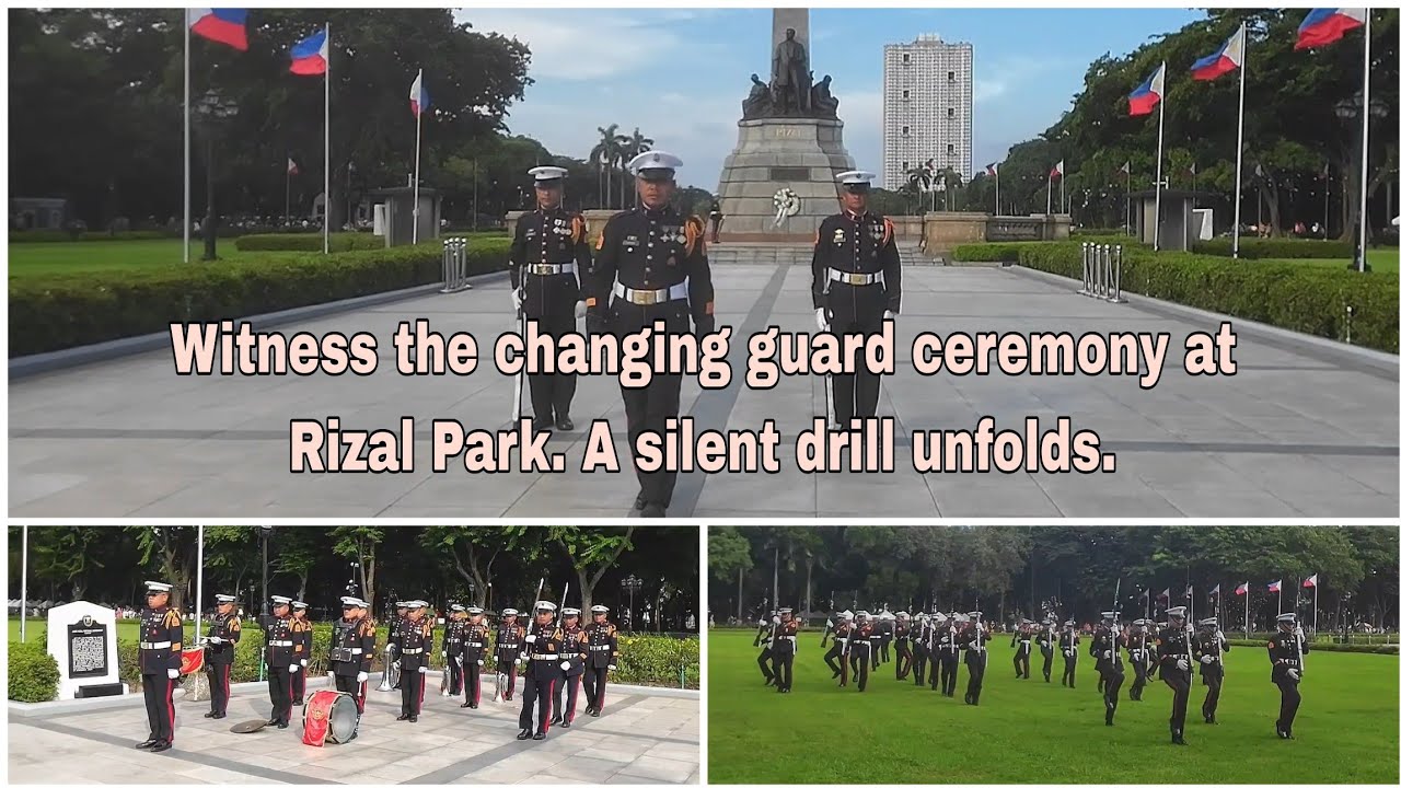 🇵🇭 Changing of the Guard and Silent Drill at Rizal Park | Manila, Philippines