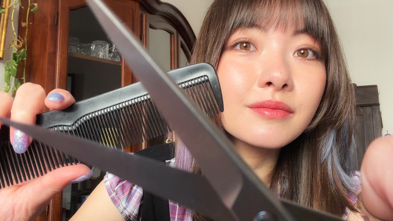 ASMR ☆ 雑なヘアカット ✂️ 勝手にボブにされちゃう最悪なロールプレイ