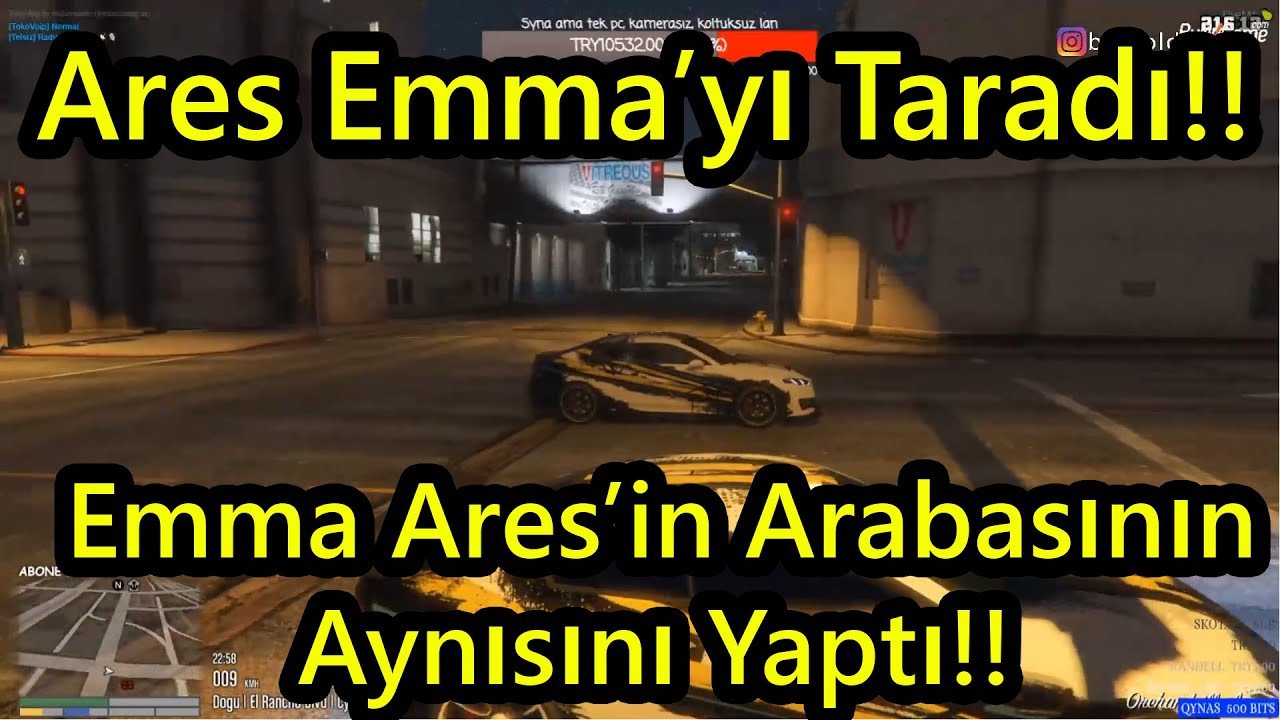 EightbornV Ares Emma'yı Uziyle Tarıyor!!! - Emma Ares'in Aracının Aynısını Yaptı!! - EightbornV Syna