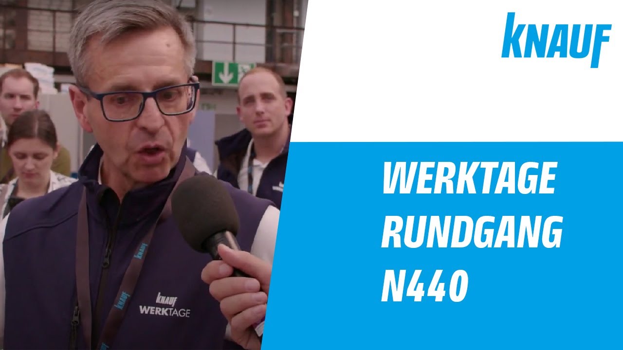 Knauf Werktage Rundgang: Gipsgebundene Bodenausgleichsmasse N440