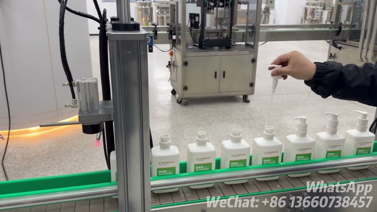 Automatic Filling Line - 4 Heads.