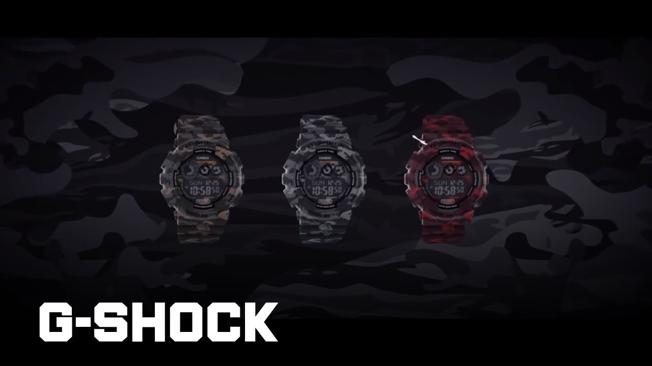 CASIO G-SHOCK CAMOUFLAGE GD-X6900CM product movie