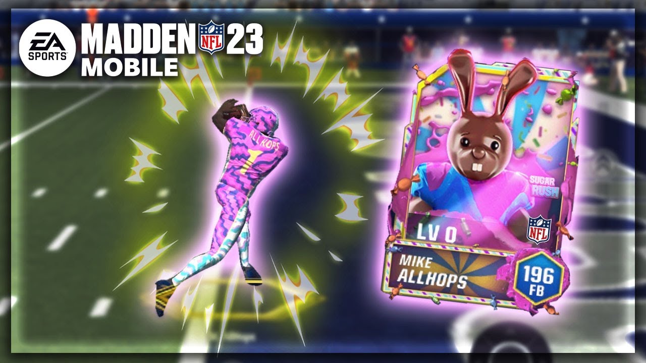 MIKE ALLHOPS IS GODMODE!! MADDEN MOBILE 23 EASTER ICONIC FOIL GAMEPLAY!!