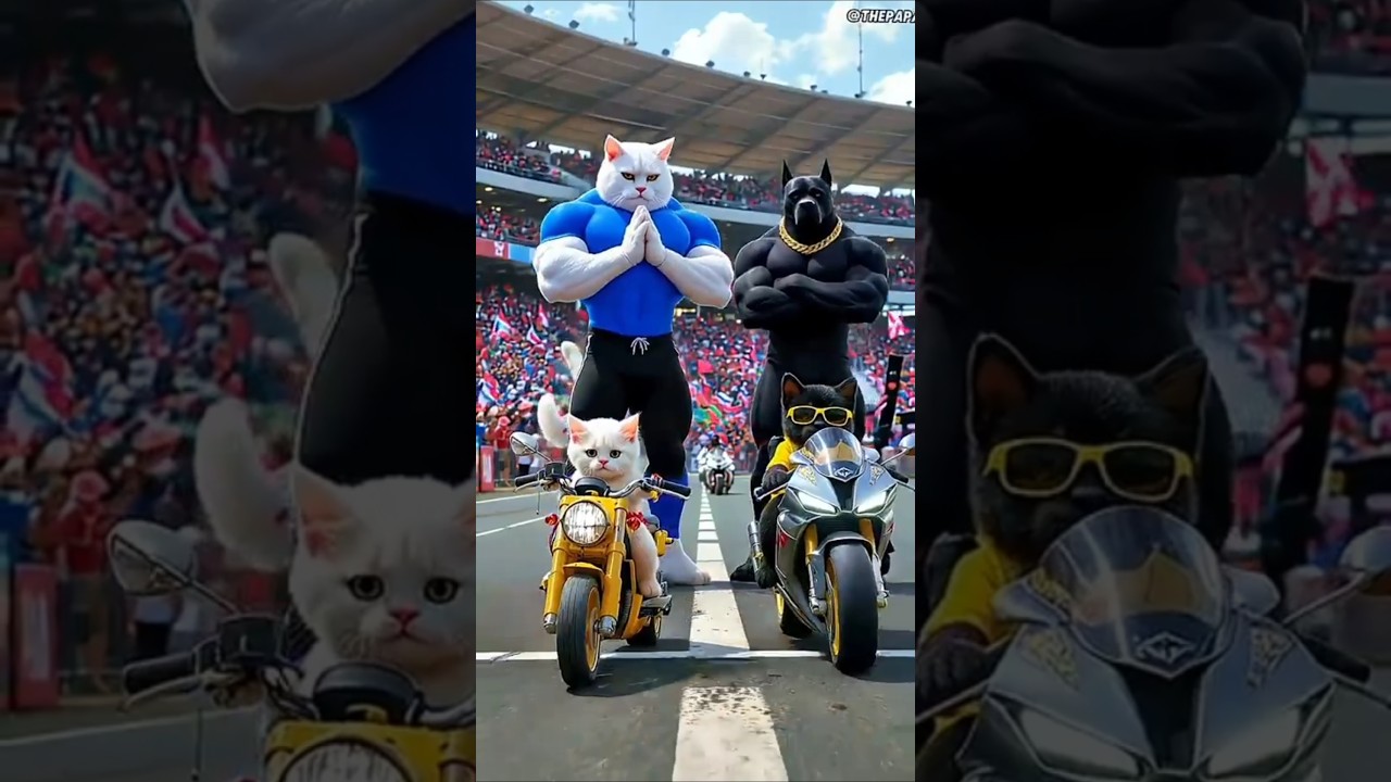 Don&rsquo;t Laugh! My Kitten&rsquo;s Bike Broke&hellip; So Dad Took Revenge 😼💥🚲|| #cat | animation