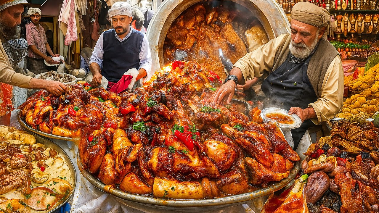 Most cheap street food in Afghanistan | Kabuli pulao | Roasted chicken | Biryani | PAK Chicken curry