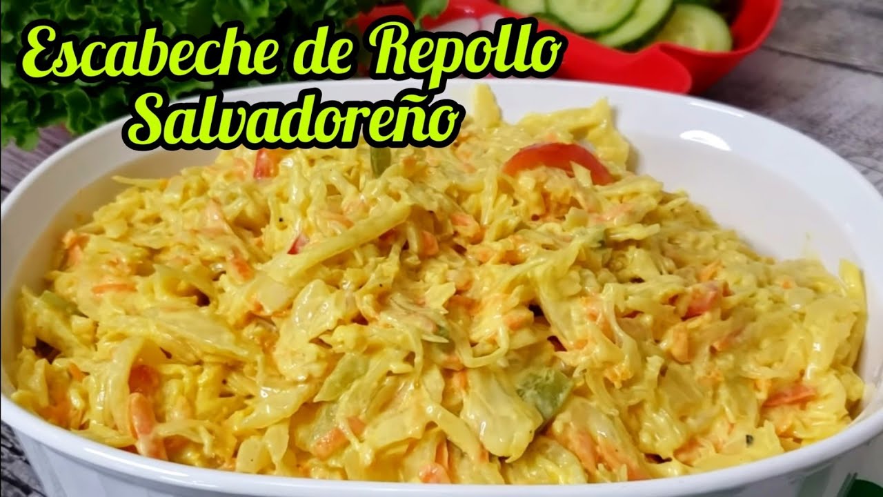 💙ESCABECHE SALVADOREÑO || ESCABECHE DE REPOLLO