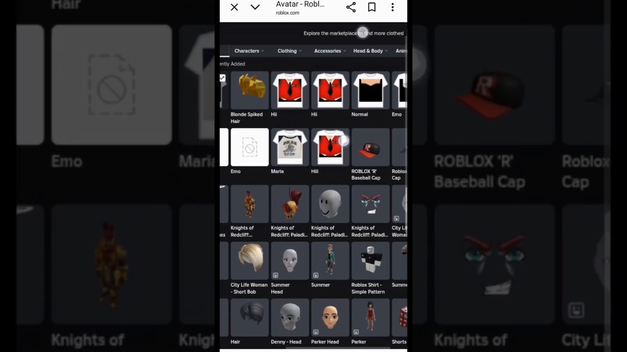 طريقة دمج الشعر في روبلكس 🎮 #روبلوكس