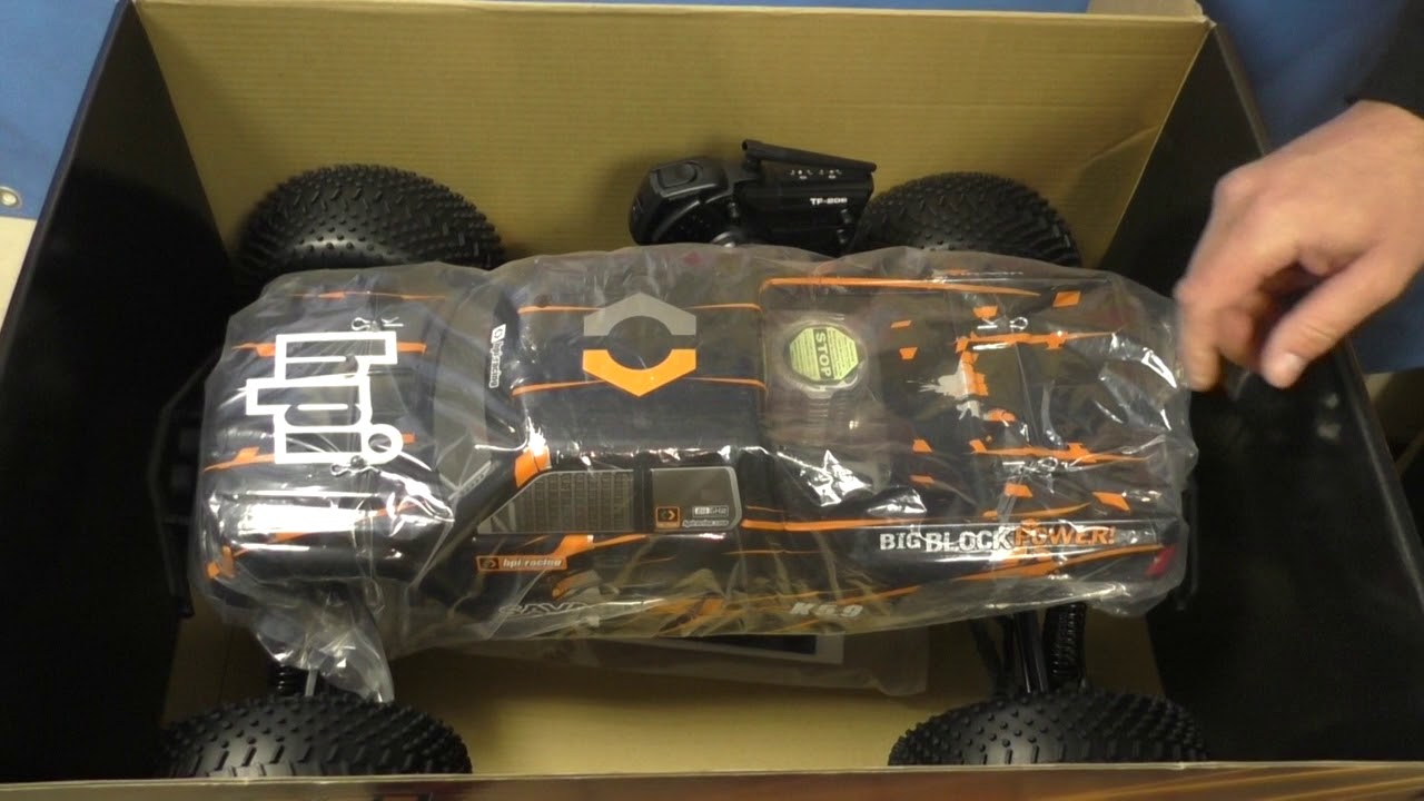 HPI SAVAGE XL 5.9 GT GIGANTE распаковка и советы