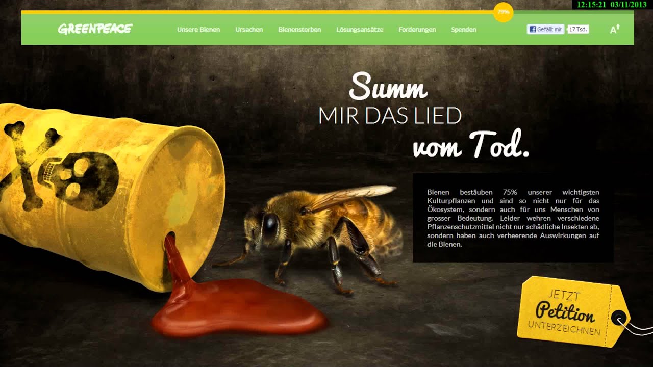 Greenpeace Bienenschutz