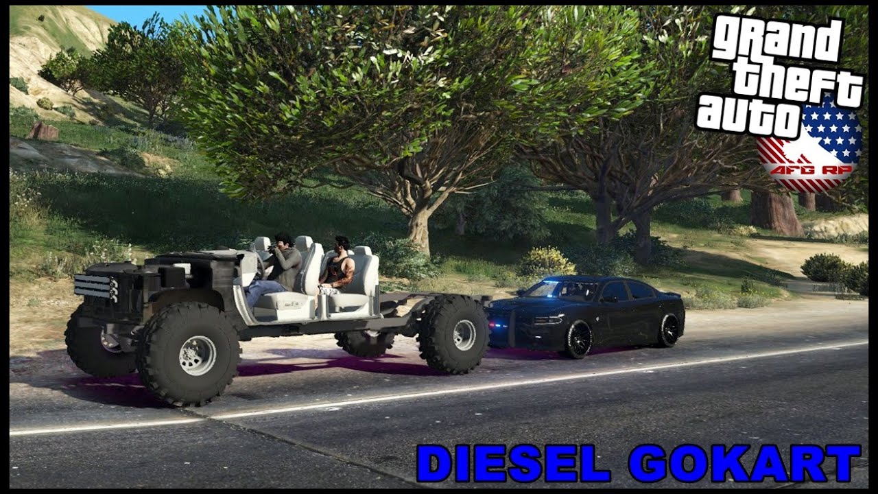 GTA 5 ROLEPLAY - RUNNING FROM COPS IN WHISTLINDIESEL GOKART - EP. 963 - AFG -  CIV