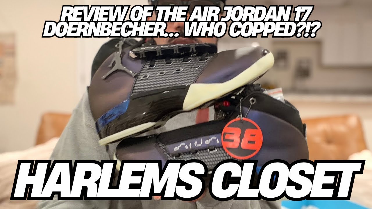 Обзор кроссовок Air Jordan 17 Doernbecher 👟 | Спасибо за 1000 подписчиков | Harlem’s Closet