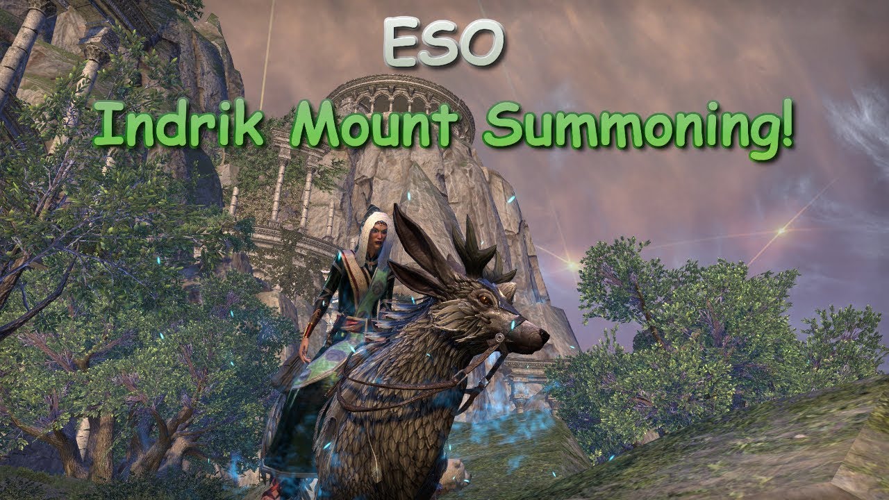 ESO Indrik Mount Summoning
