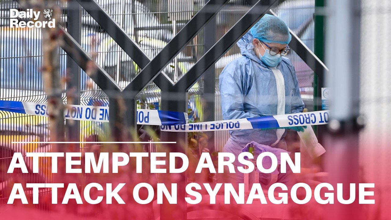 Man and woman arrested over attempted arson attack on north London synagogue