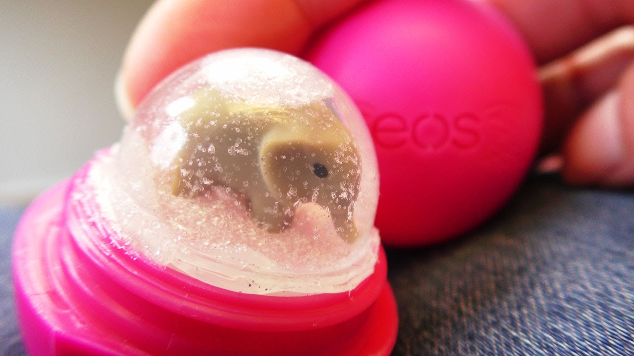 EOS Lipbalm Schneekugel DIY | Snow Globe selber machen aus EOS Hülle | Weihnachten