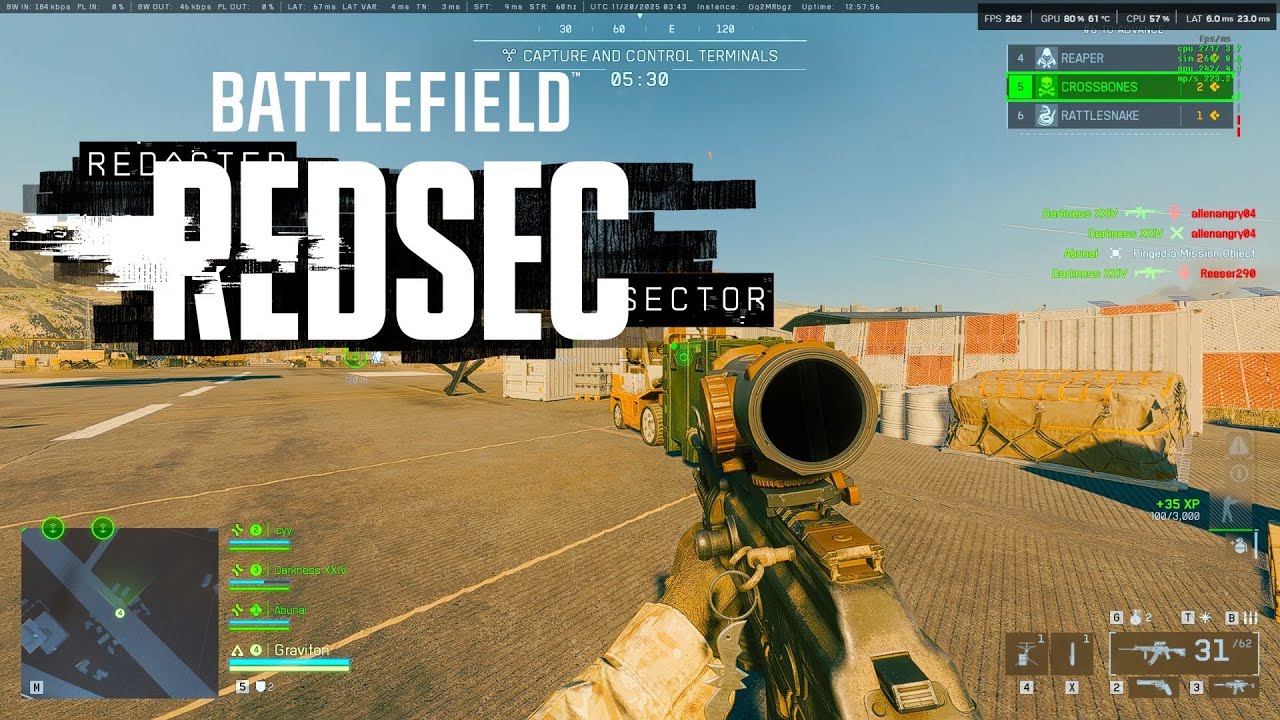 Gauntlet | Battlefield 6 REDSEC Gameplay 35 (No Commentary)