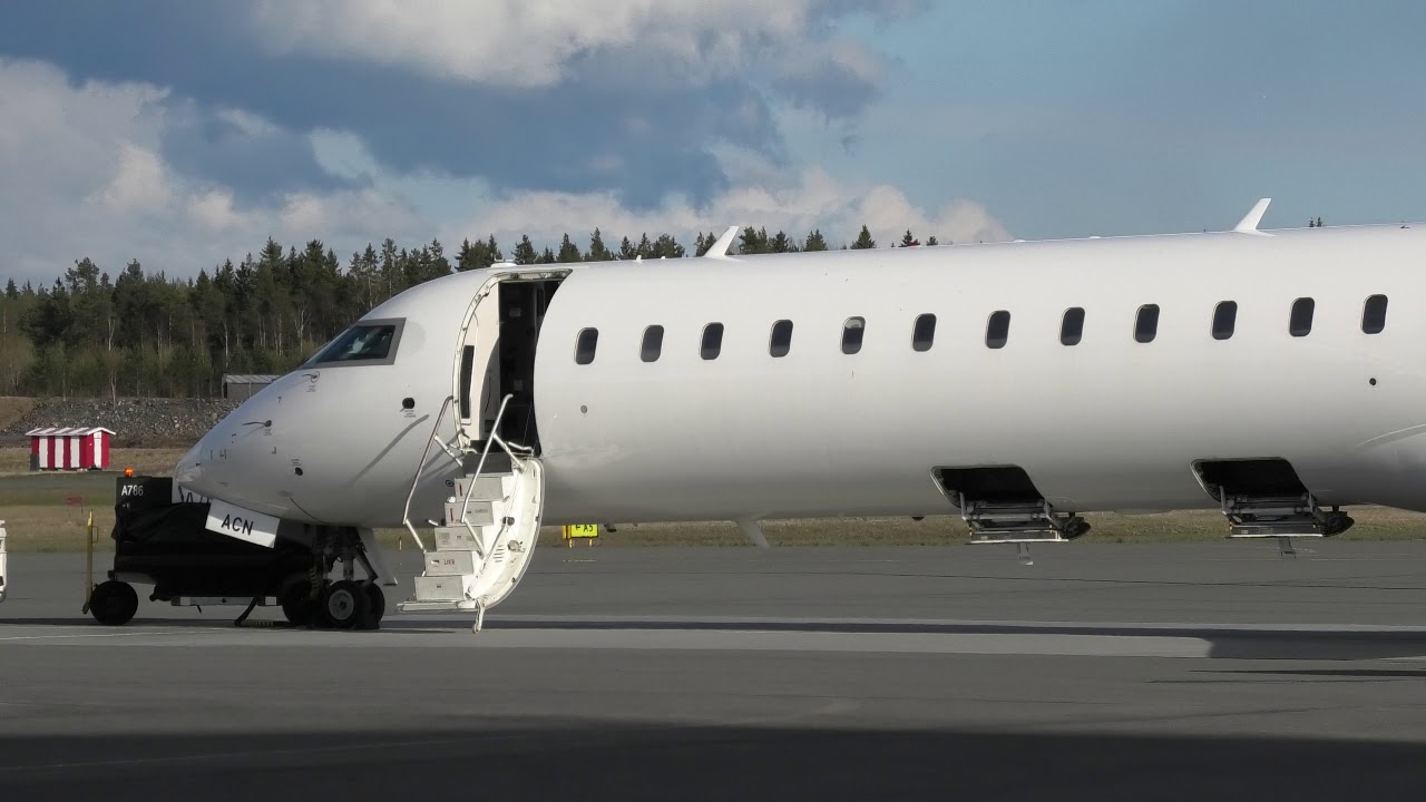 Xfly Bombardier CRJ-900 ES-ACN at Tampere-Pirkkala
